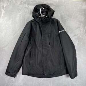 OROS Jacket men's Medium Full Zip Insulated Orion Solarcore Hooded Outdoor Lined
